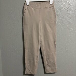 Rachel Zoe Women's Cropped Beige Pants